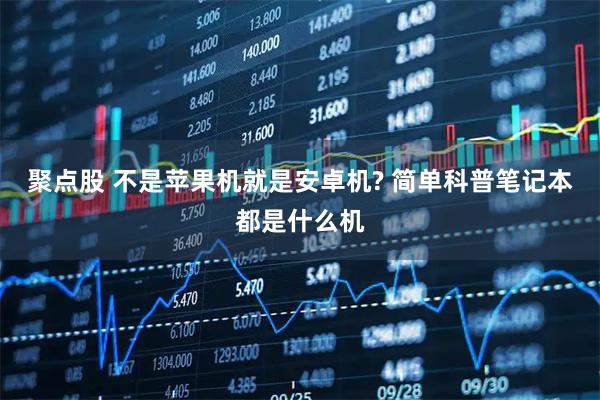 聚点股 不是苹果机就是安卓机? 简单科普笔记本都是什么机