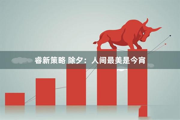 睿新策略 除夕：人间最美是今宵