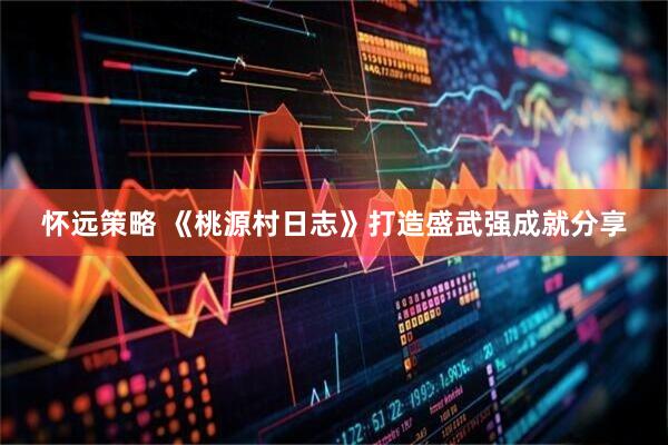 怀远策略 《桃源村日志》打造盛武强成就分享